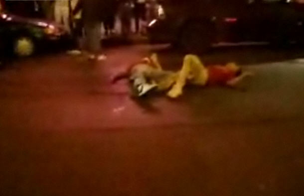 Caught On Tape: 2 White Boys Get Stomp'D The Hell Out For Yelling Racist Remarks Bout Blacks