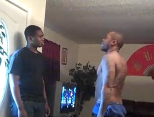 LMFAO: Father Gives His Nephew An Old School Azz Whoopin On Webcam For Acting Hard On Facebook & Forced To Put The Video On His Wall! "Put That On Your Muthaf*ckin Wall"
