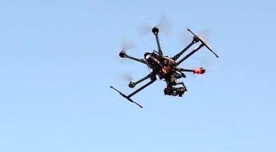 Drone Caught On Tape Over Austin!
