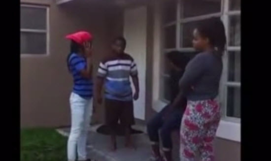 Don't Come Up On Lakeshia's Property: Bully Gets Served After Confronting Girl At Her Doorstep!