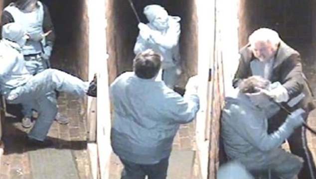 Caught On Cam: Grandpa Wearing Tuxedo Takes On 3 Armed Burglars On His Property! (Had Them Retreating)