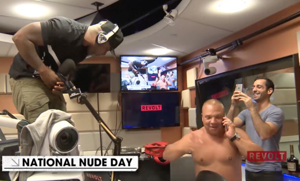 Pause: The Breakfast Club Gets Surprised By A Naked Man!