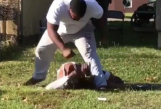 Sheesh: Dude Knocks Out His Stepdad For Hitting His Mother!