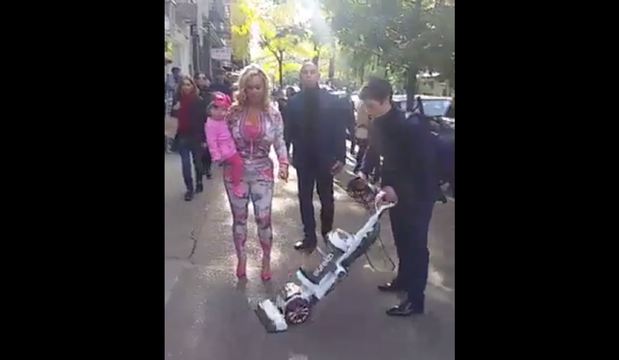 Say What? Ice T's Wife Coco Got A Man Vacuuming The Streets Before Her!