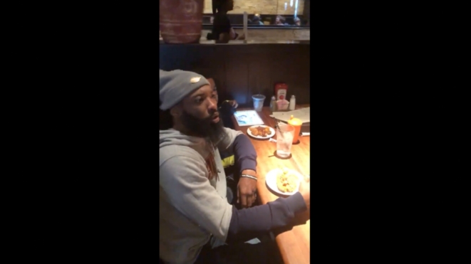 Chick Catches Her Man Having Lunch With His Baby Mama & Finds Out He Lied About How Many Kids He Really Has! (Skit)
