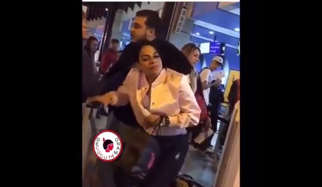 Got Caught: Woman Finds Her Husband With Another Woman In The Airport!