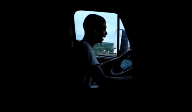 Truck Driver Has An Anxiety Attack Crossing The Bridge! "I'm Almost There, Imma Need A Black & Mild"