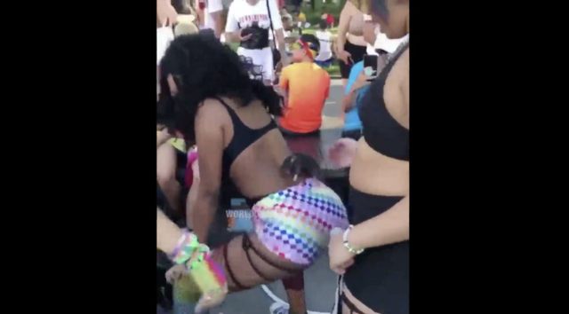 Meanwhile In NYC: Chicks Twerking At Pride With Rats On Their Back!