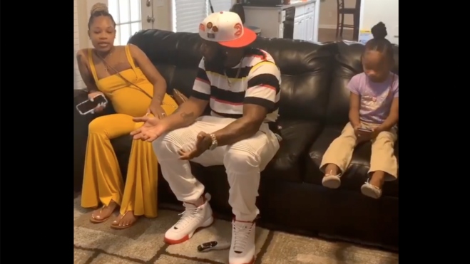 Savage: Husband Hands His Pregnant Wife Divorce Papers On Her Birthday!