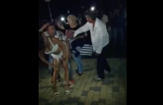 She Wasn't Playing: Jealous Wife Drags Her Husband Away From A Young Lady He Was Dancing With!
