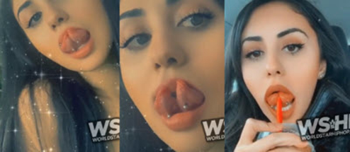 What That Tongue Do? Girl With Split Tongue Doing Tricks!