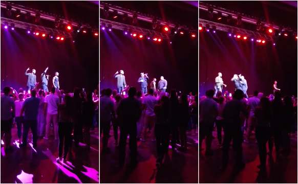 It Be Your Own People: A Member Of Old School R&B Group "Color Me Badd" Gets Assaulted By One Of The Members On Stage!