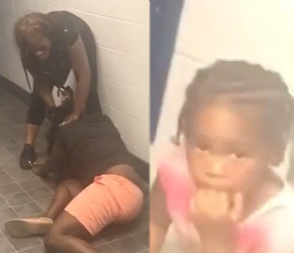 Mother Beats The Sh*t Out Of A Woman Who Tried To Kidnap Her 4-Year Old Daughter Inside A Public Restroom!