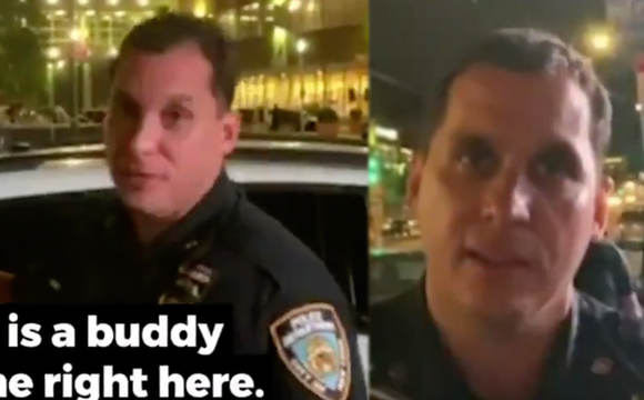 He Wasn't Expecting That: NYPD Officer Gets Bodied In Front Of His Child!