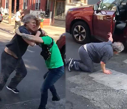 Shaggy Got Them Hands: Dude Gets His Azz Whooped During A Road Rage Incident!