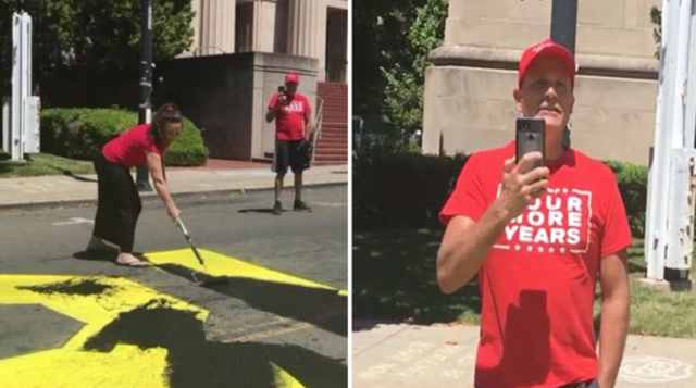 Couple Who Painted Over Black Lives Matter Mural Charged With A Hate Crime!