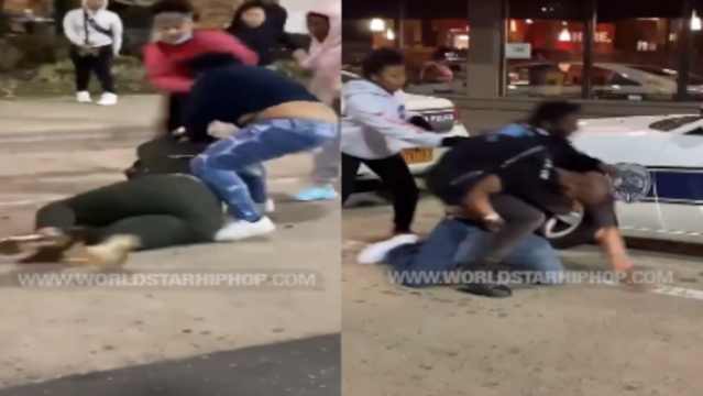 This Generation Different: Older Woman Gets Jumped By A Group Of Teens & Her Man Gets Washed Up Trying To Defend Her!