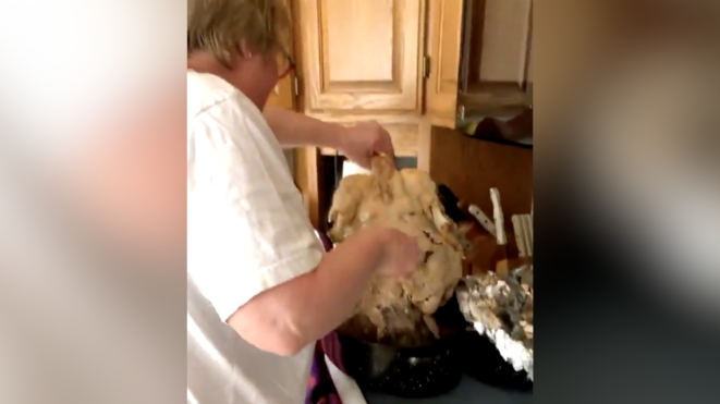 Fail: Mom Accidentally Dropped The Turkey & Took An L!