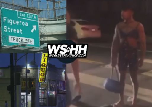 Banned From The Set: Former Gang Member Gets Caught In LA Trying To Catch Dates In A Dress By His Homies!