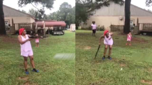 She Wasn't Ready: Chick Hurts Herself While Shooting Off A Shotgun!