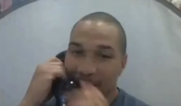 Dude Who Calls Himself The "Booty Bandit" Is Really Happy To Be Back In Jail!