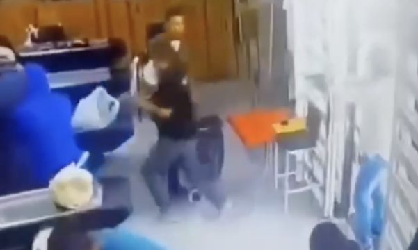 Just Cuz? Man Randomly Starts Shooting People At A Supermarket!