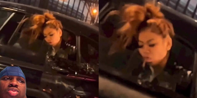 Got Her Head Locked In The Window & Everything.. Shawty Off That Henny And Regretting Some Life Choices!