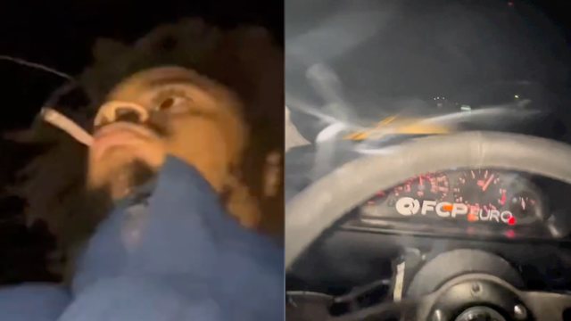 What Could Go Wrong? Dude Thought It Would Be A Rood Idea To Record Himself Speeding While Smoking A Blunt!