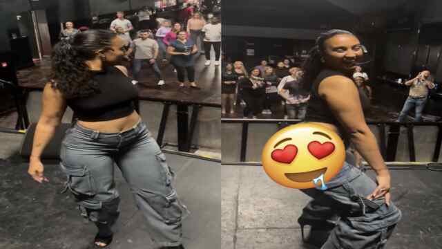 Nice With It: Sexy Spanish & Brazilian Instructor Showing Off Her Slow Dance Moves! (2 Angles)