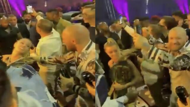 Wildin’: Conor McGregor Pulls A Girl’s Hair Over To Dance In Front Of His Wife Then Tries To Play It Off!