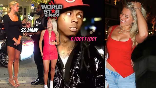 Lil Wayne Slid Into A 6’1” Blonde’s DMs While She Was Boo’d Up… Then She Broke Up With Her Man!